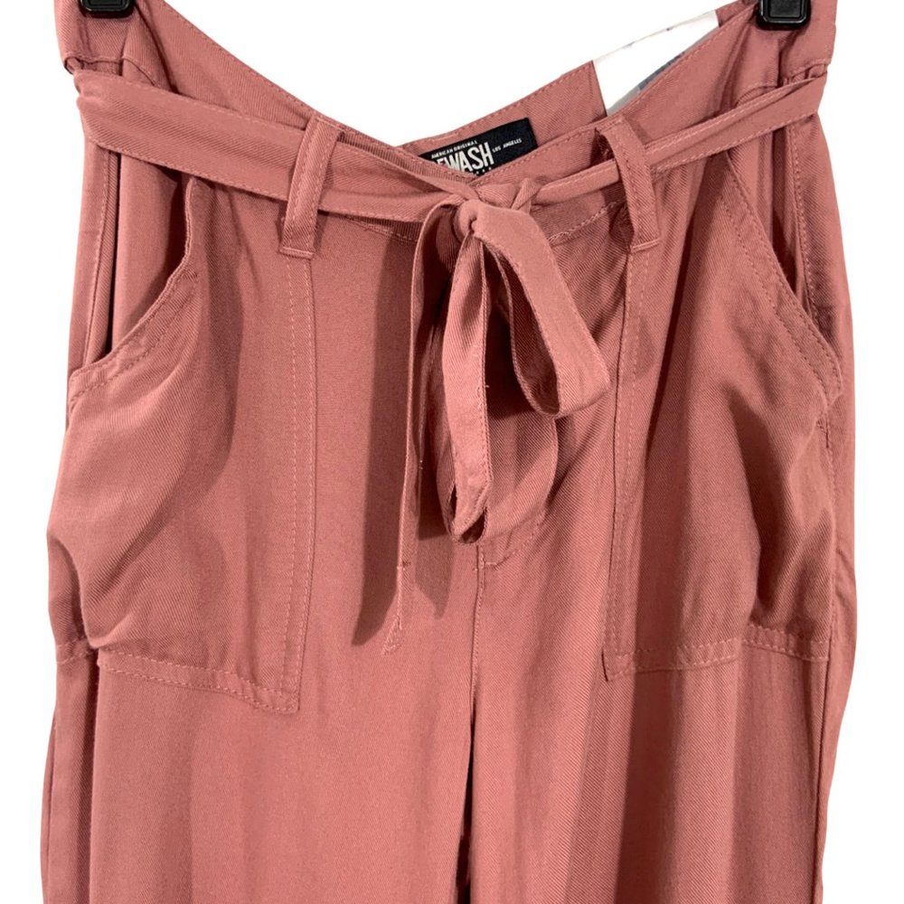 NWT Dusty Rose Pants with Tie Waist Belt - Picture 4 of 4